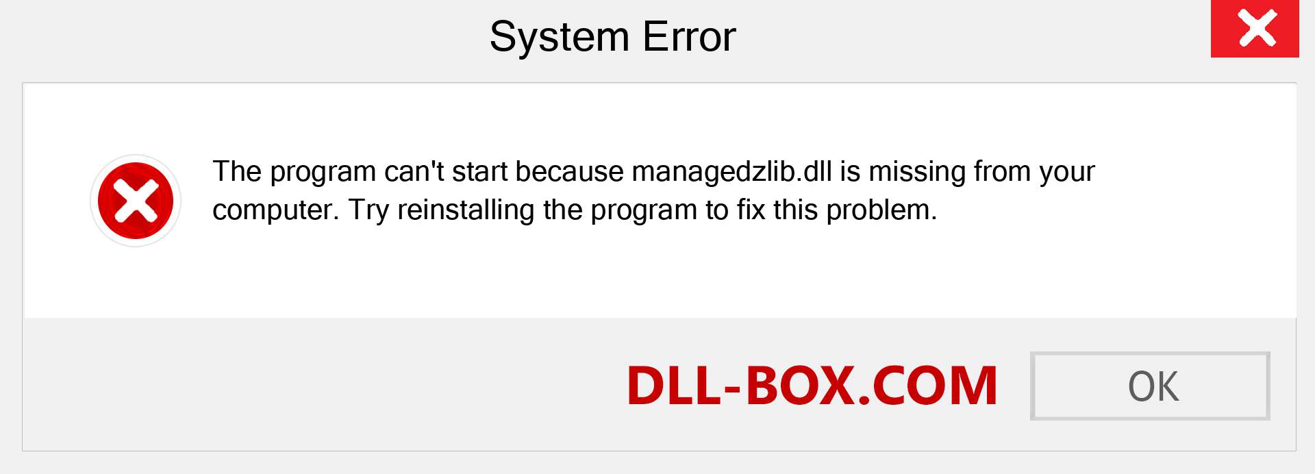  managedzlib.dll file is missing?. Download for Windows 7, 8, 10 - Fix  managedzlib dll Missing Error on Windows, photos, images